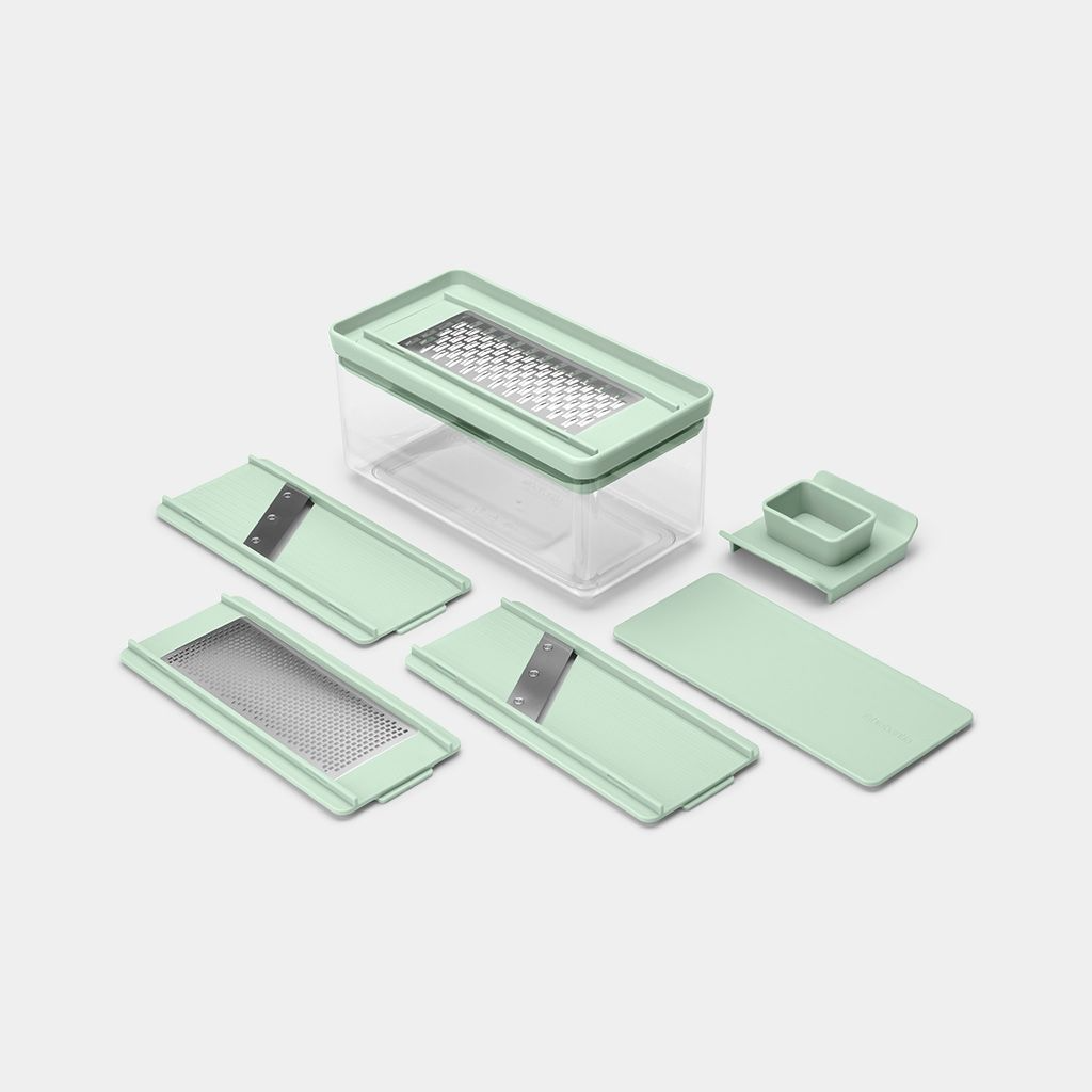 Zestaw tarek i krajalnic Brabantia Tasty+ Jade Green