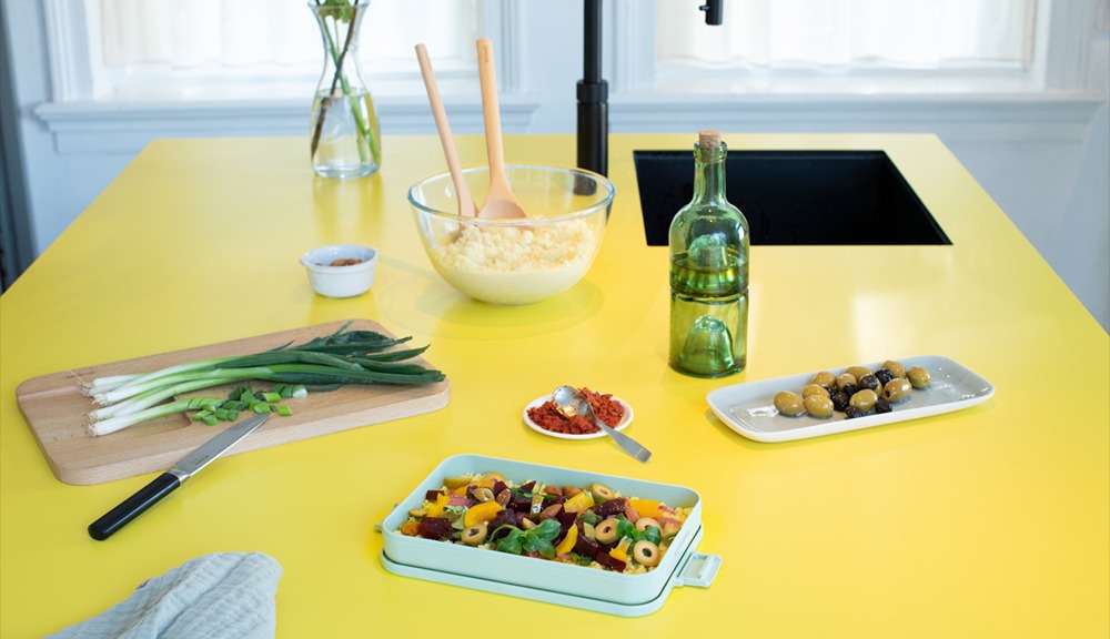 Pojemnik na lunch Brabantia Make & Take płaski Dark Grey