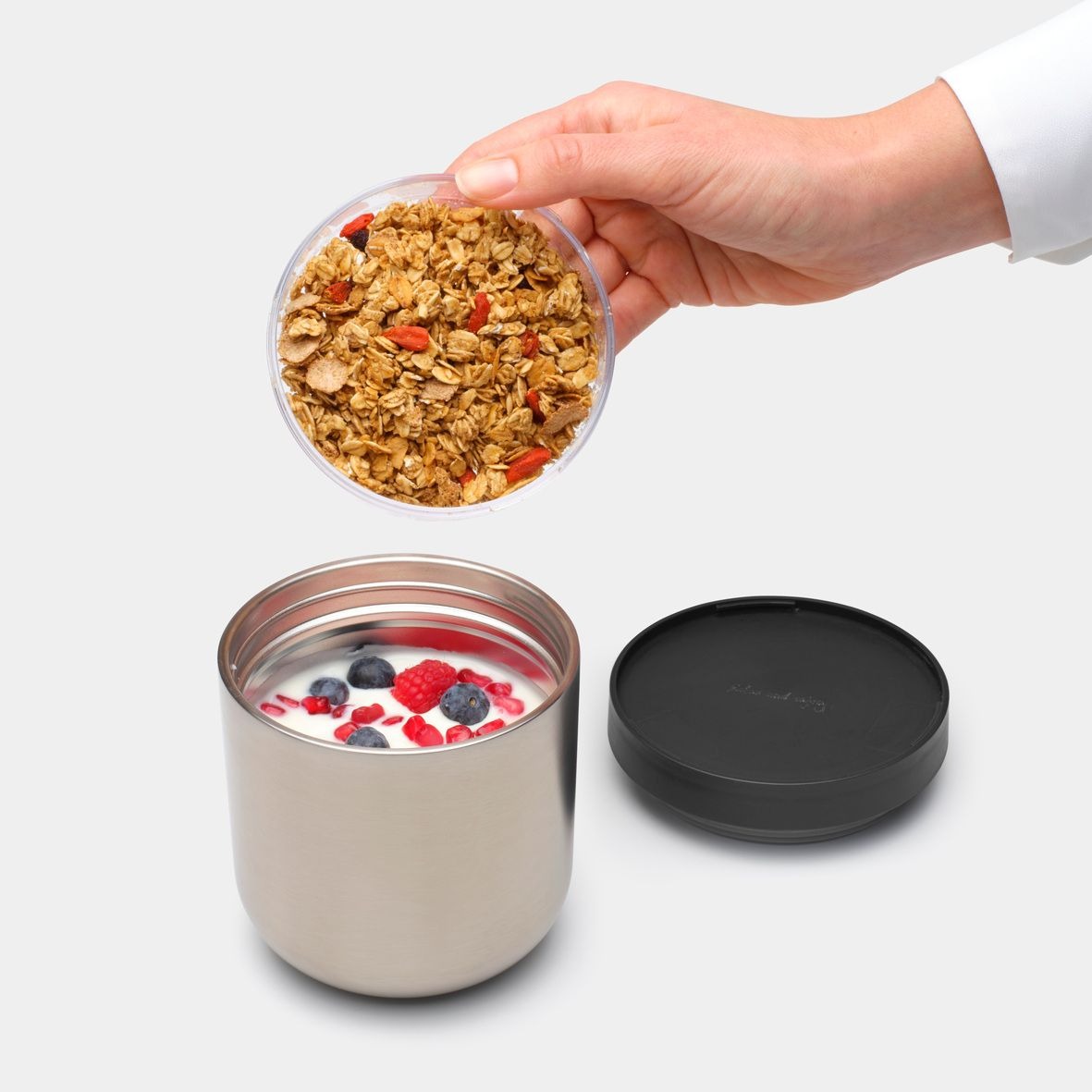 Miska śniadaniowa Brabantia Make & Take 0,5 l Dark Grey