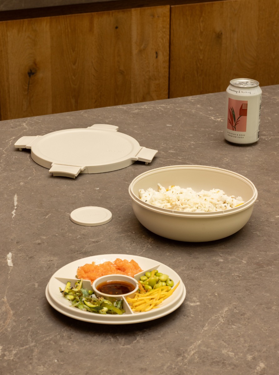 Miska na sałatkę Brabantia Make & Take 1,3 l Dark Grey