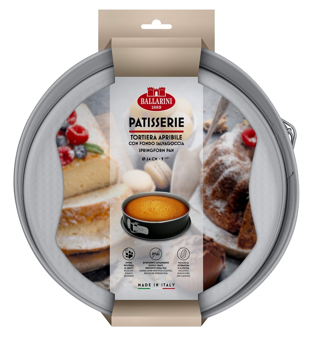 Ballarini Patisserie forma do ciast i serników 24 cm