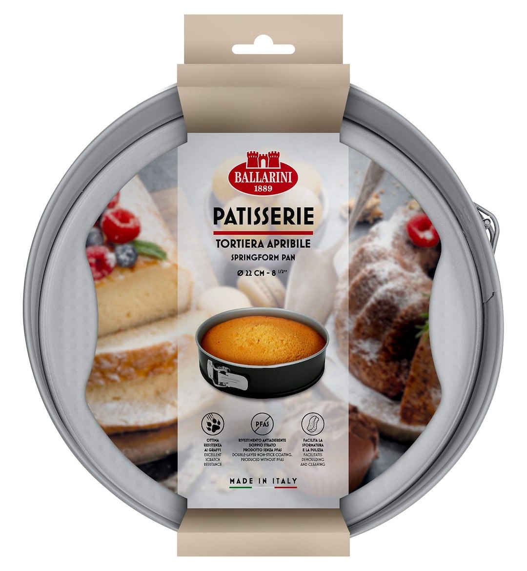 Ballarini Patisserie forma do ciast i serników 24 cm