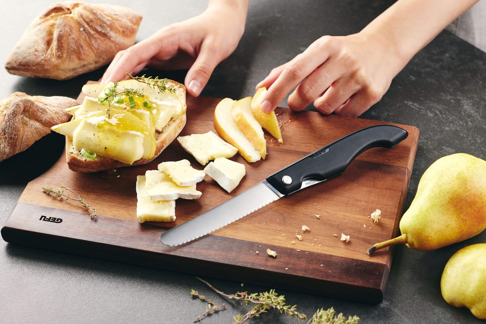 GEFU MOVE Składany nóż 13 cm