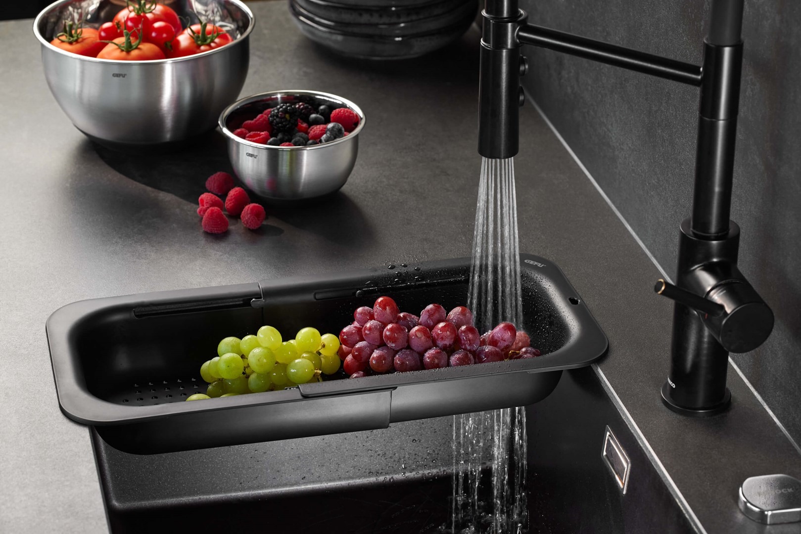 GEFU DRENARE Sitko do zlewu