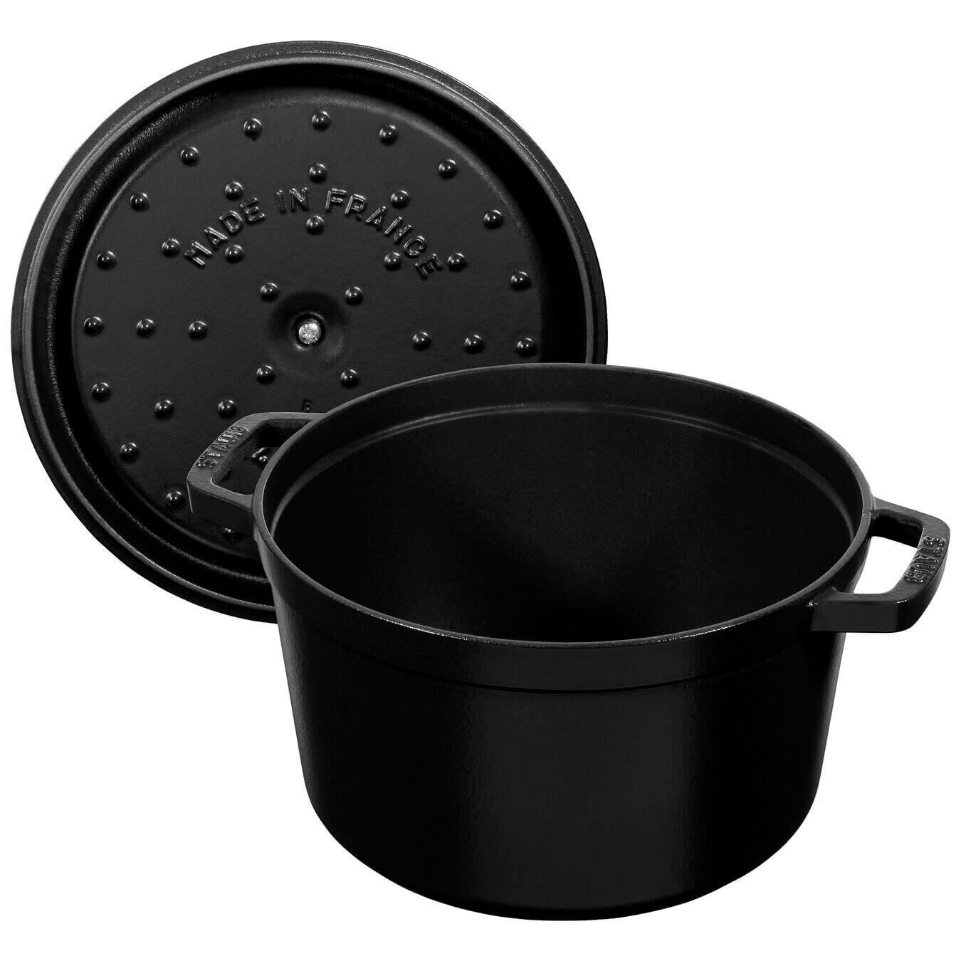 Staub La Cocotte garnek żeliwny 4,8 l czarny