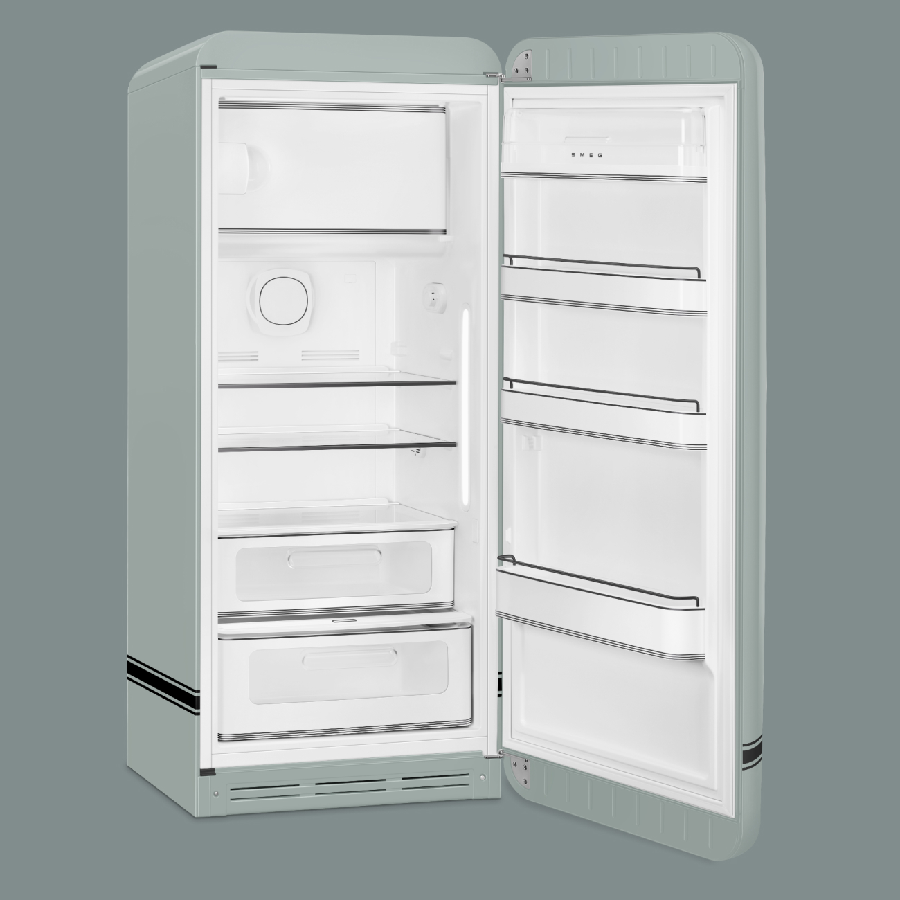 Lodówka Porsche x SMEG – wnętrze i oświetlenie LED