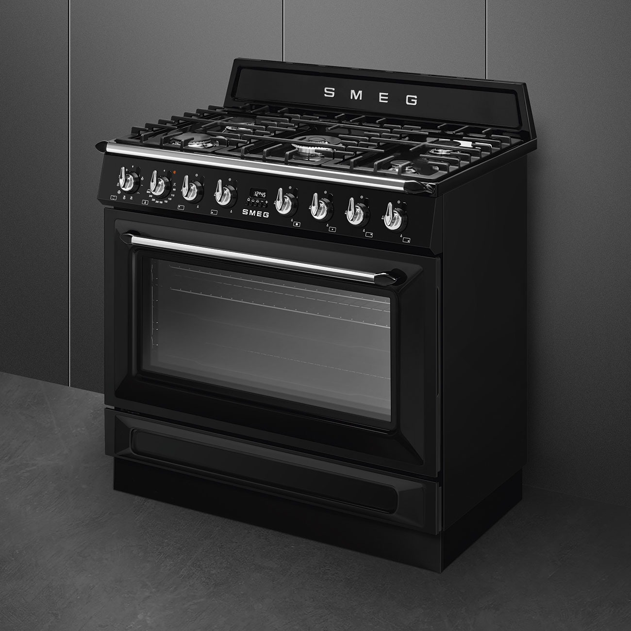 Smeg Victoria 90x60 czarna