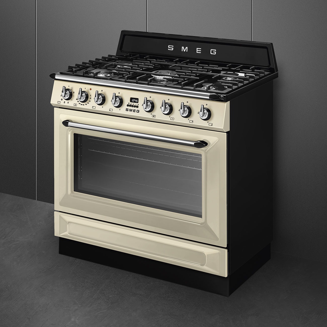 Smeg Victoria 90x60 czarna