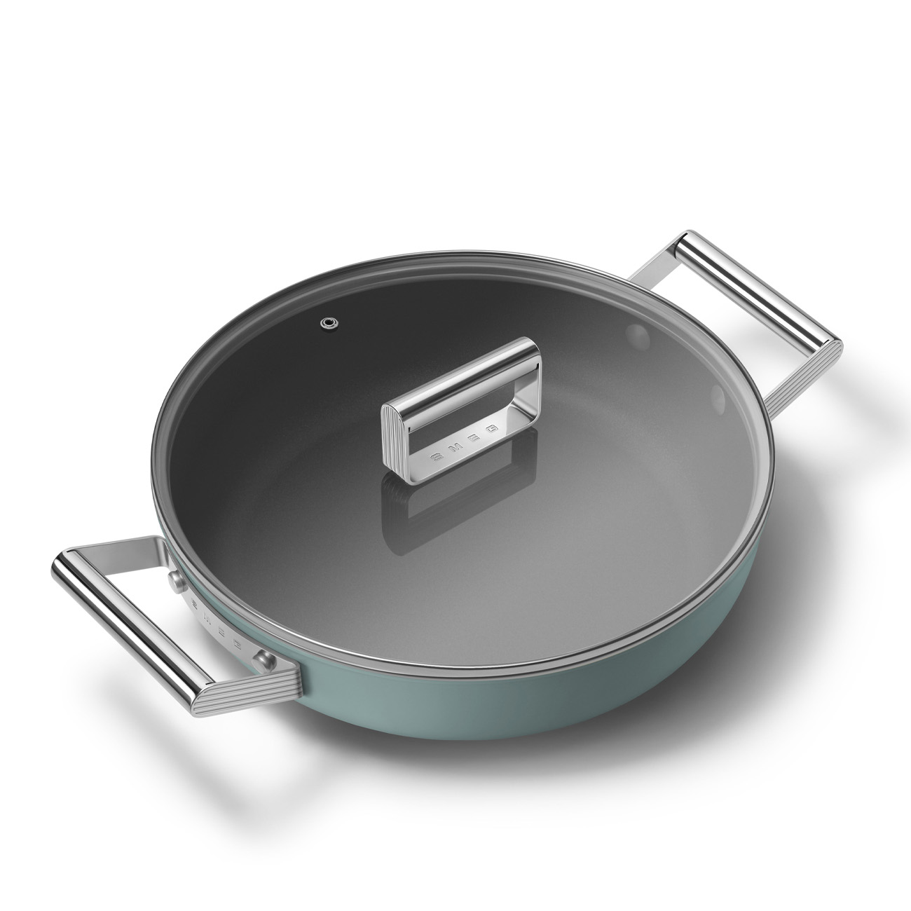 Głęboka patelnia Smeg DPF2812 28 cm Szmaragdowa