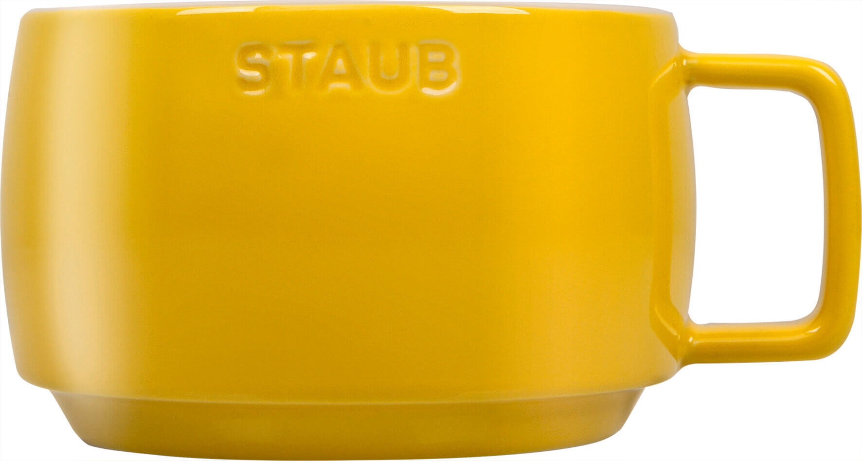 Kubek ceramiczny STAUB Serving 500 ml żółty