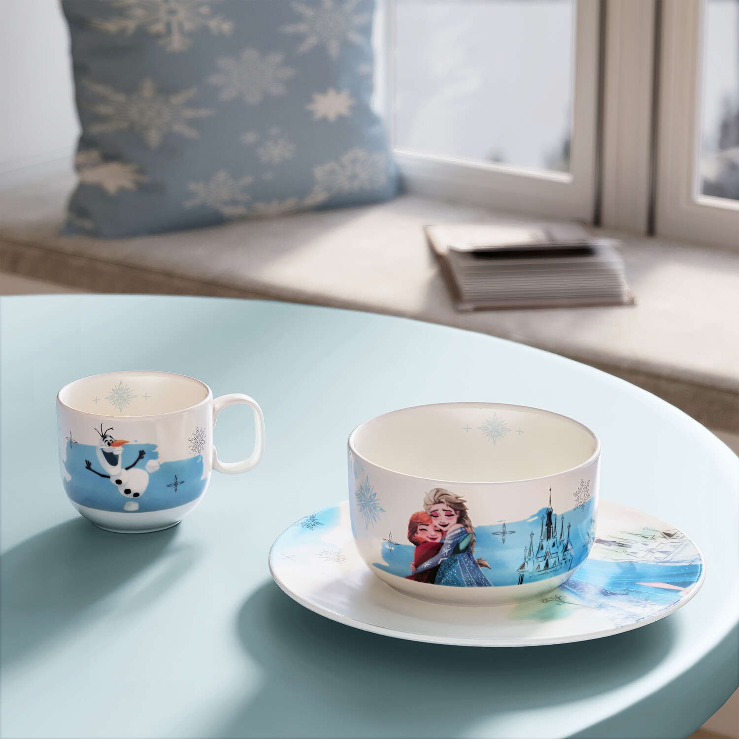 Villeroy & Boch Disney Frozen Zestaw naczyń dla dzieci 3 el.