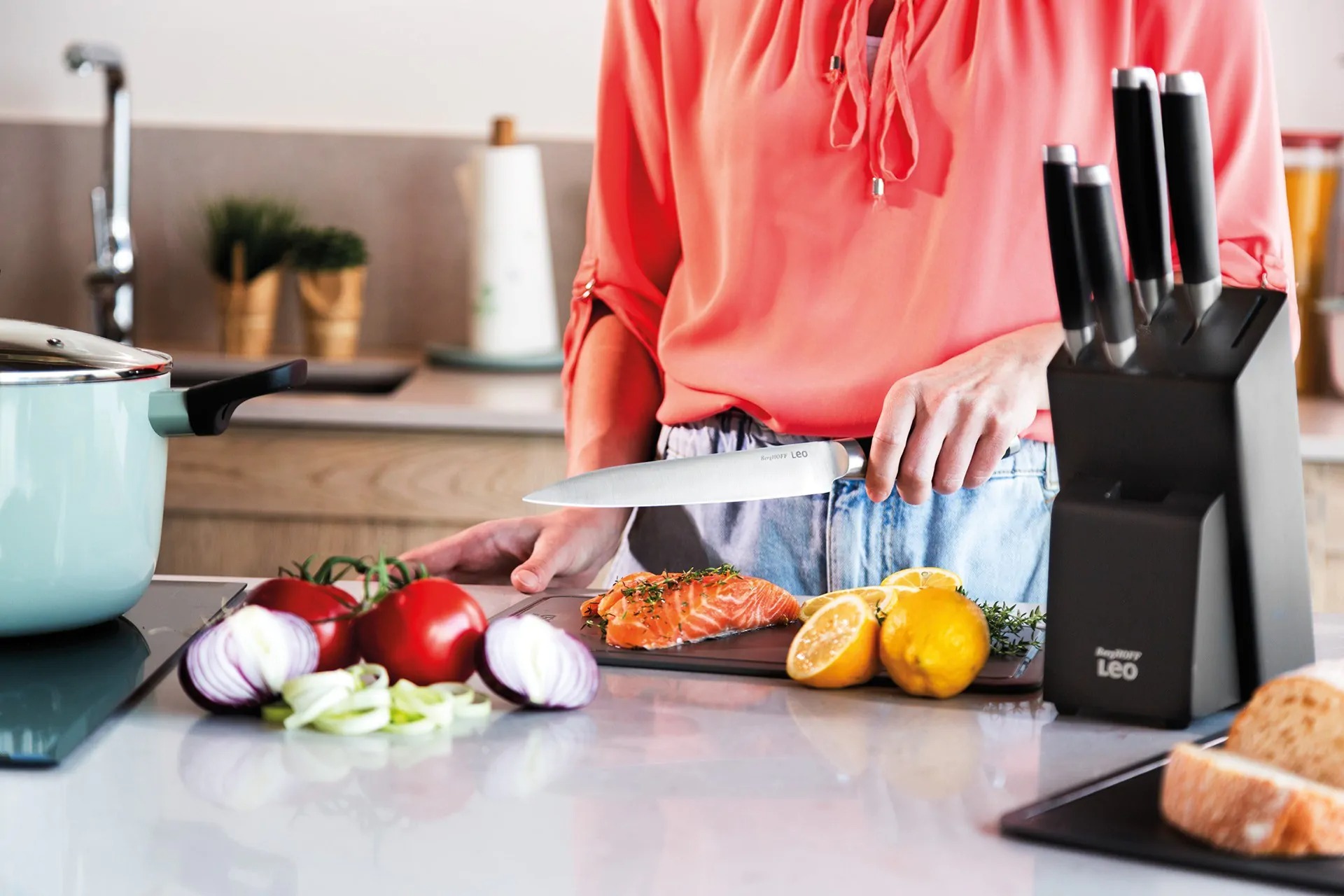 Nóż do mięsa i wędlin BergHOFF Leo Graphite 20 cm