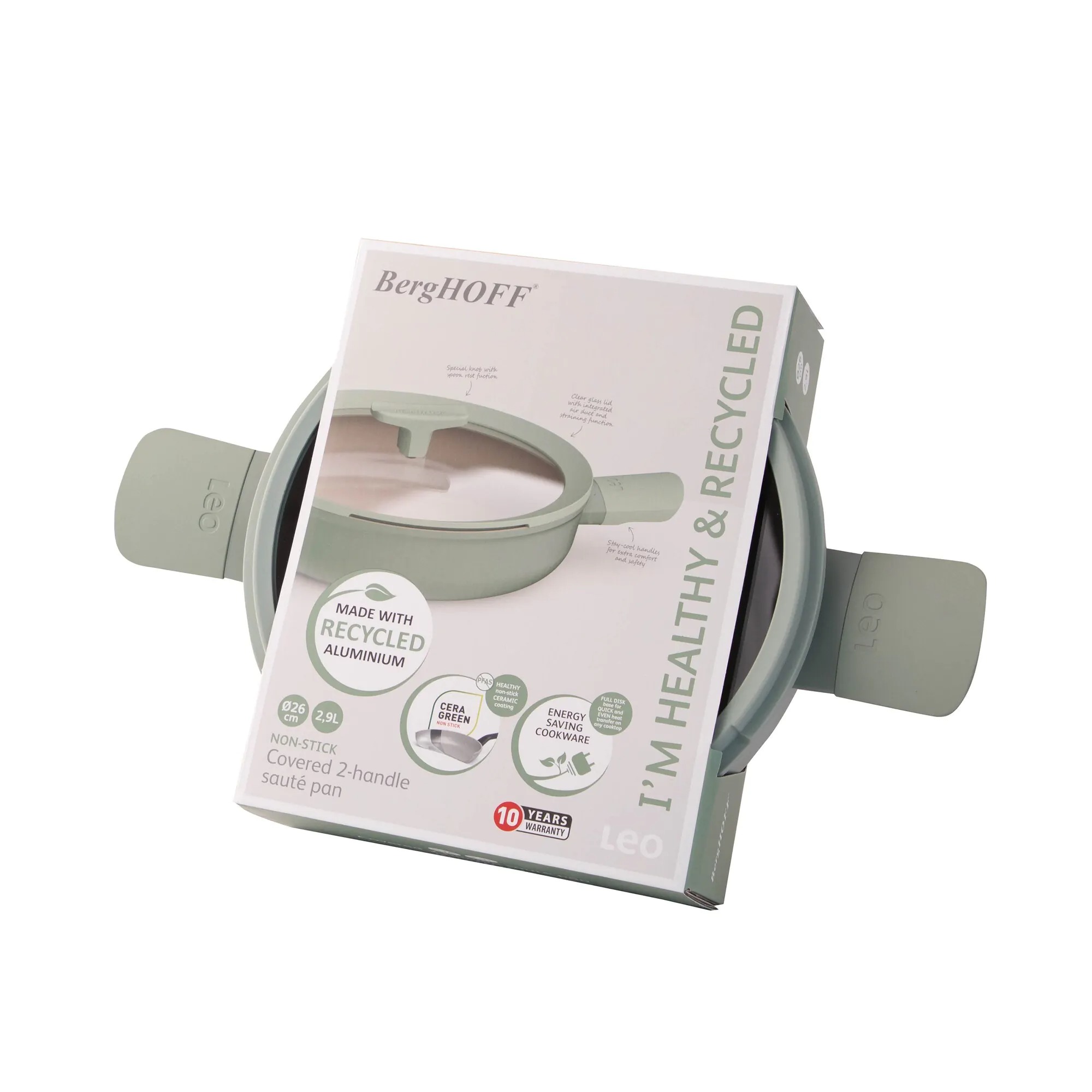 Patelnia do smażenia Balance Sage 26 cm z 2 uchwytami BergHOFF