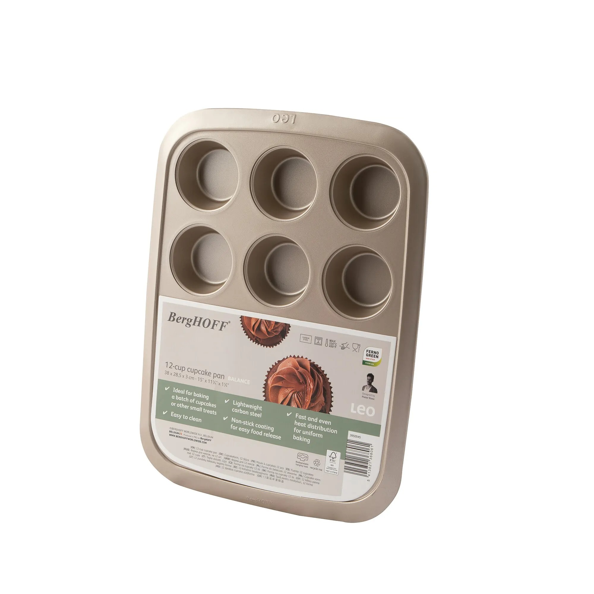 Forma do babeczek BergHOFF LEO Balance 12 otworów