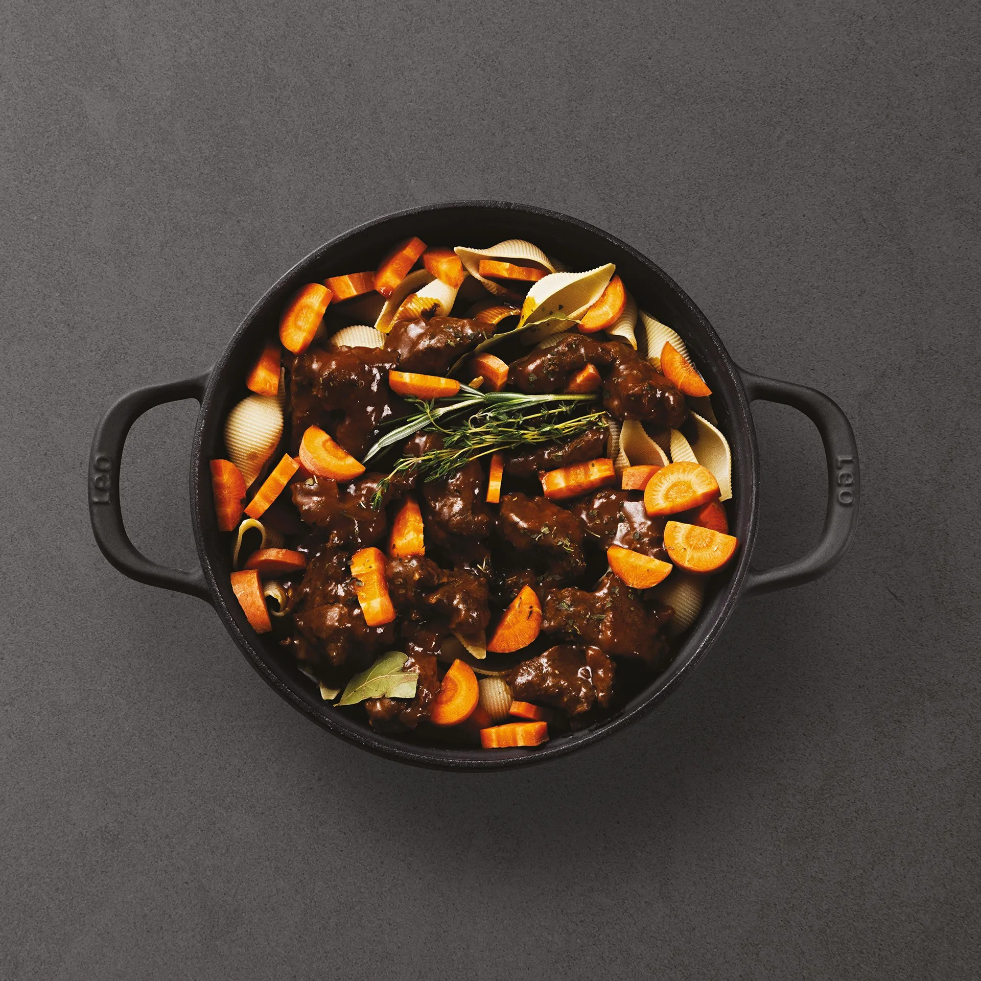 Garnek żeliwny BergHOFF Graphite 26 cm