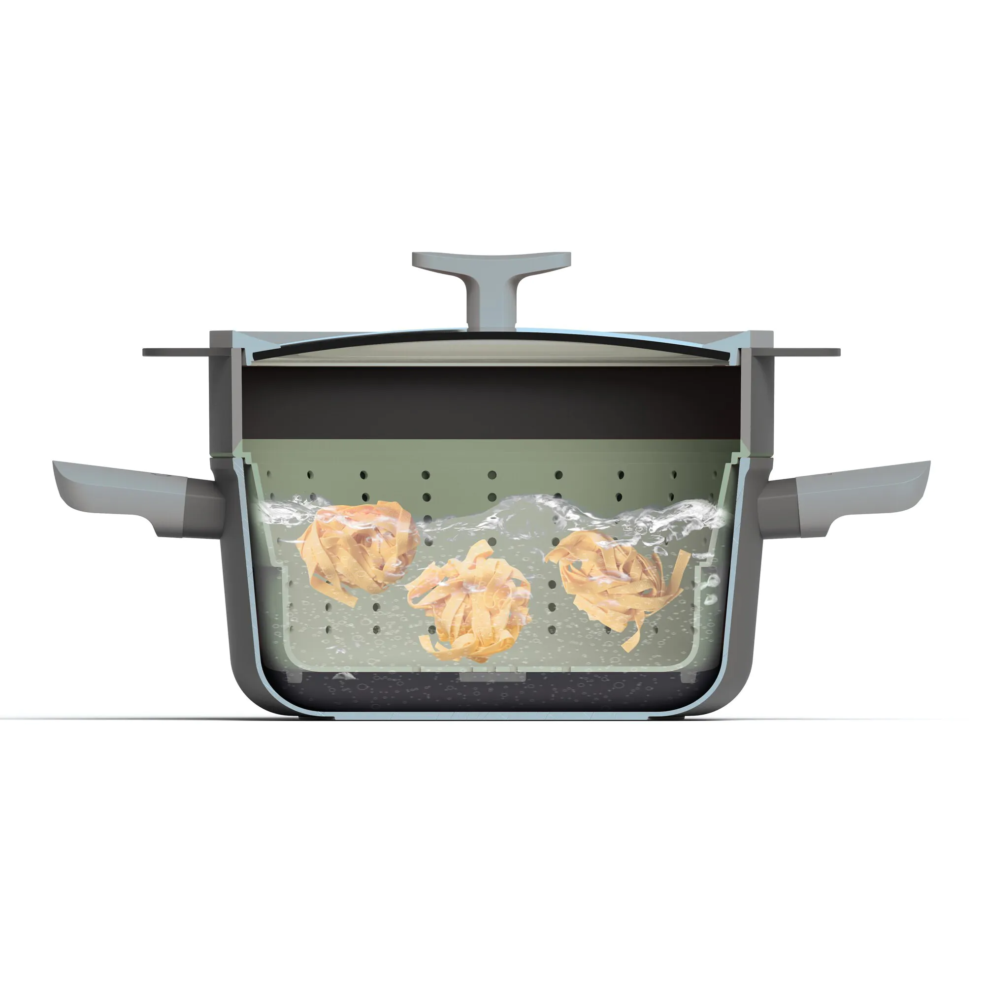 Parowar i durszlak BergHOFF Balance Sage 24 cm